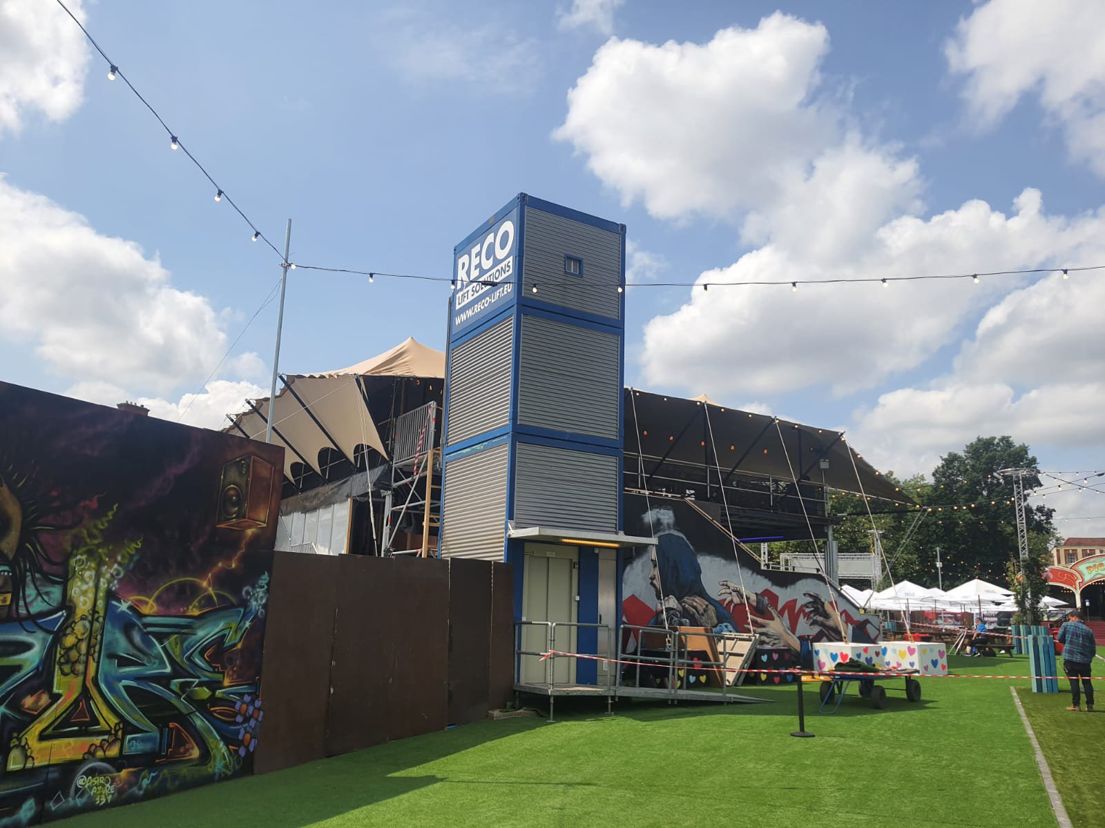 temporary passenger lift events