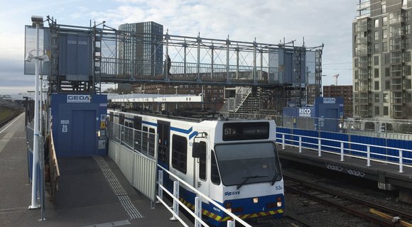 Reco Lift installs barrier-free footbridge at Spaklerweg metro station in Amsterdam